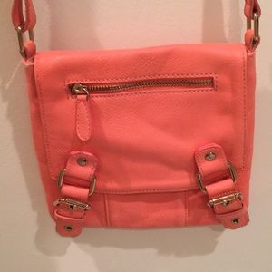 Coral crossbody bag